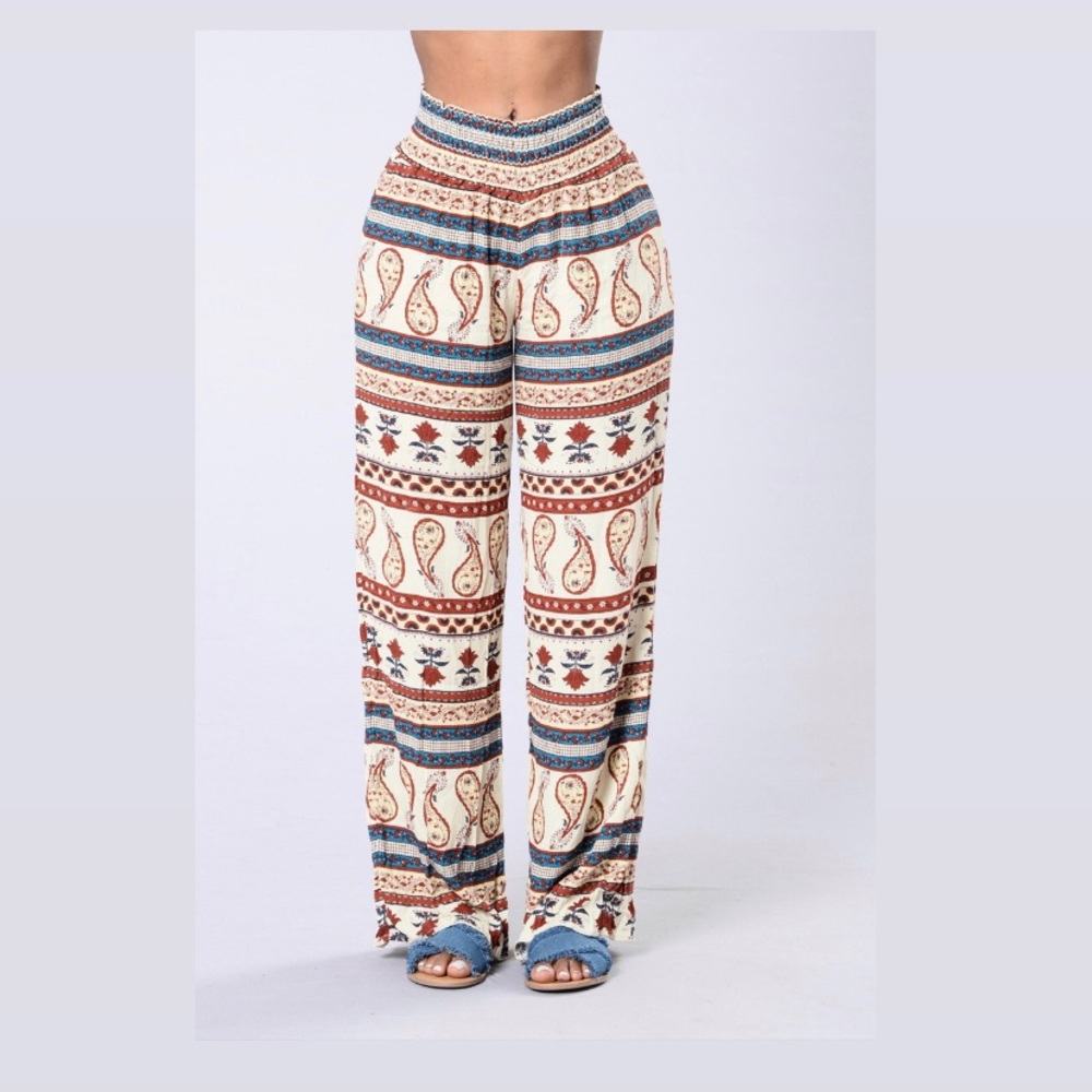 Tied To A Shallow Heart Pants - Peasant Spice